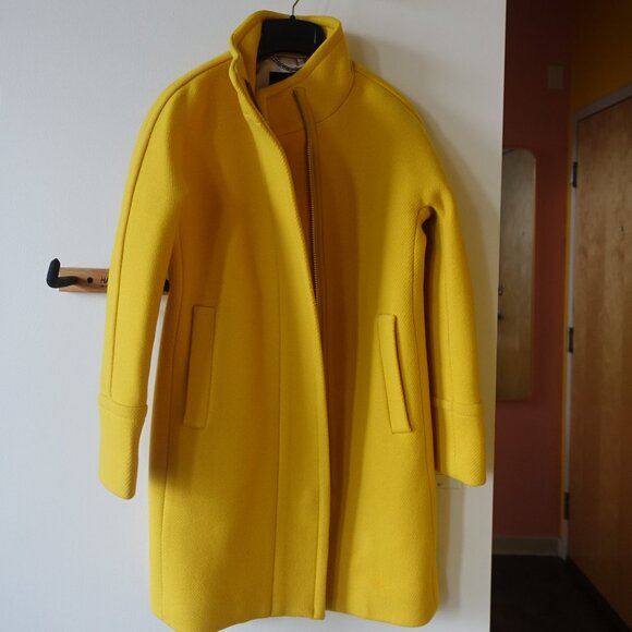 J. Crew Cocoon Coat in Italian Stadium Cloth 0P Petite 0 P0 - Picture 3 of 16